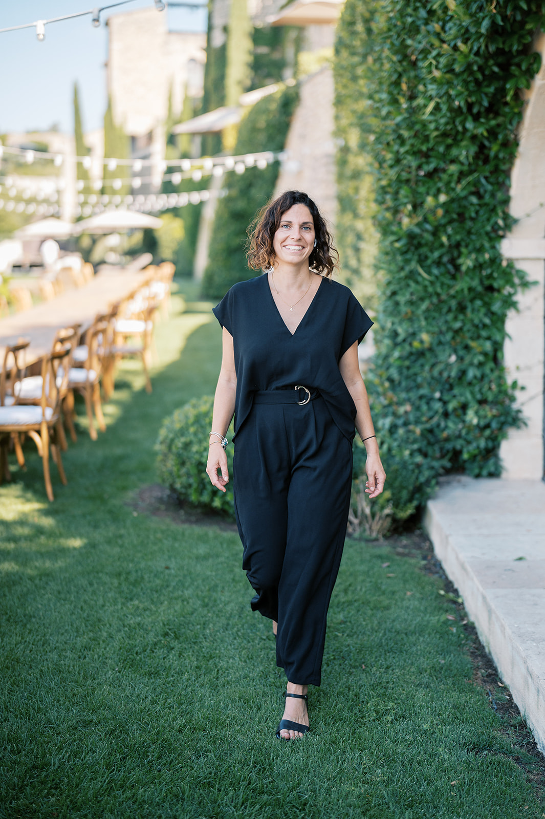 wedding day in Provence with view